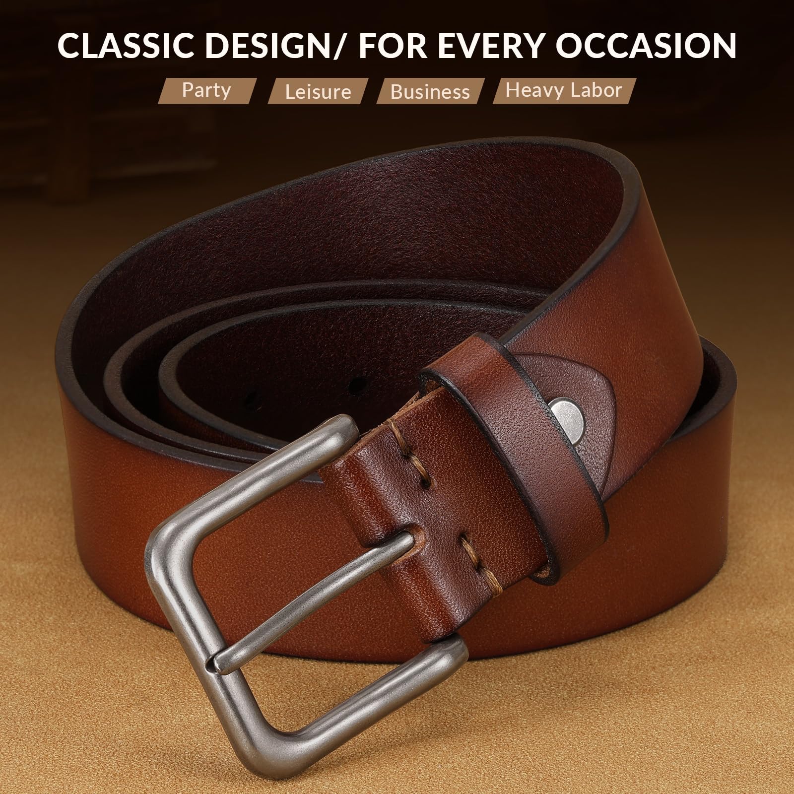 Handmade Full Grain Leather Belts for Men