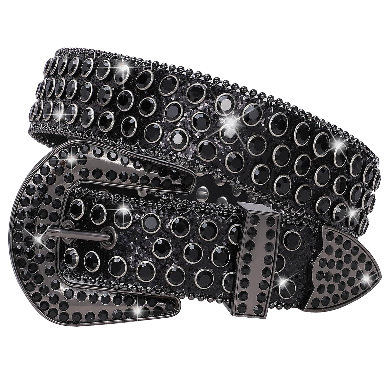 Studded Rhinestone Belts