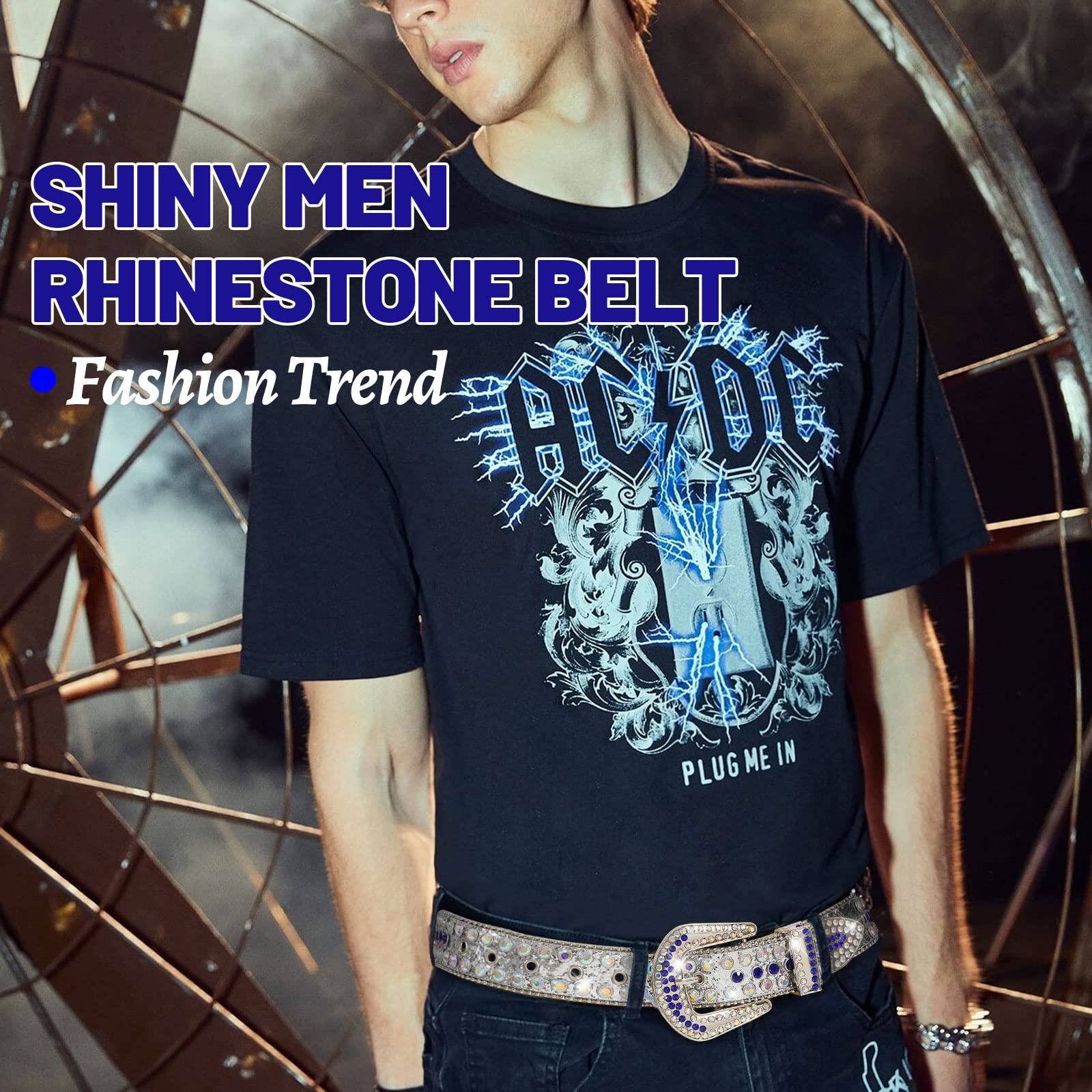 Studded Rhinestone Belts