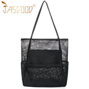 Women Mesh Beach Tote Shoulder Handbag Large Hobo Bags