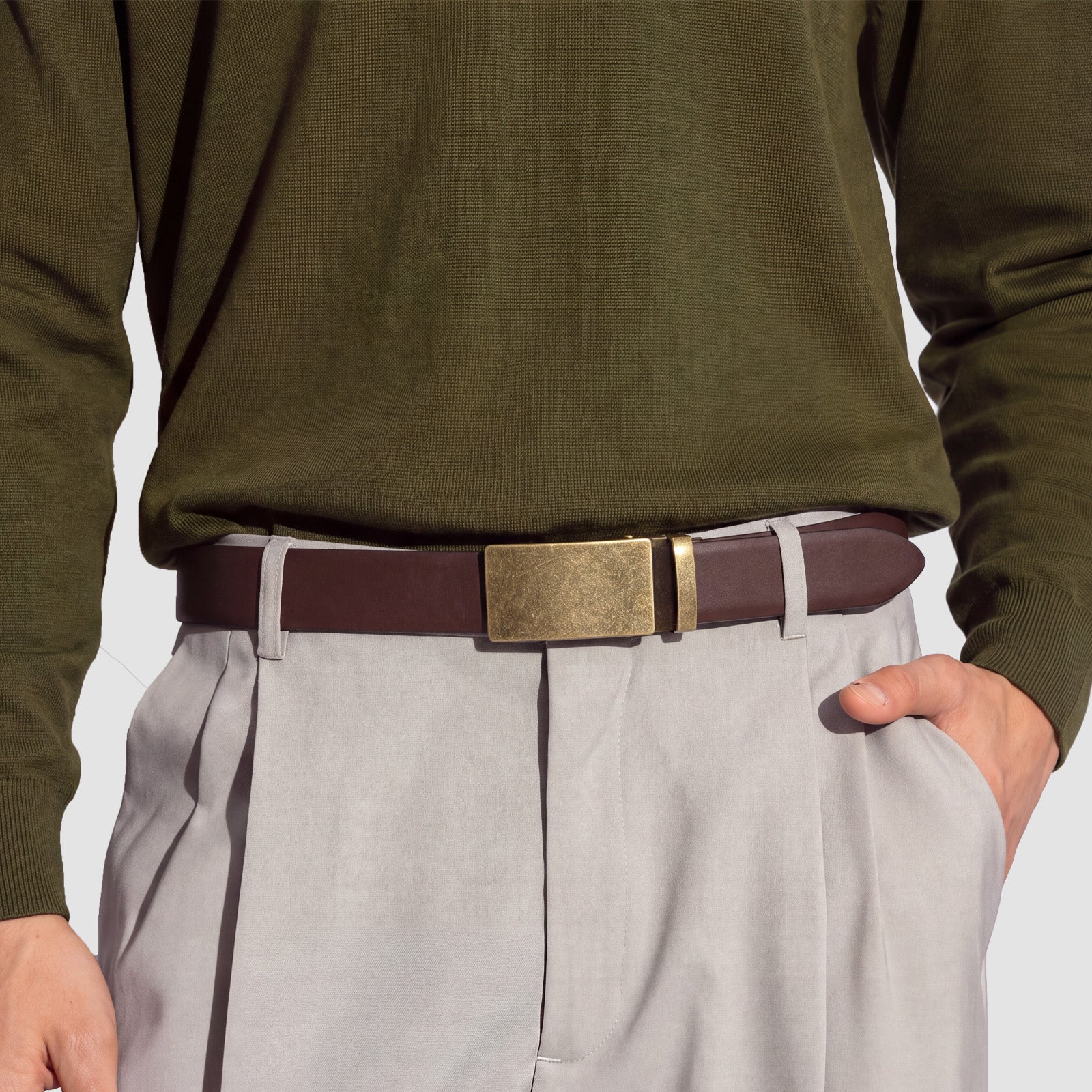 Handcraft Full Grain Sliding Ratchet Belt | 1.38"