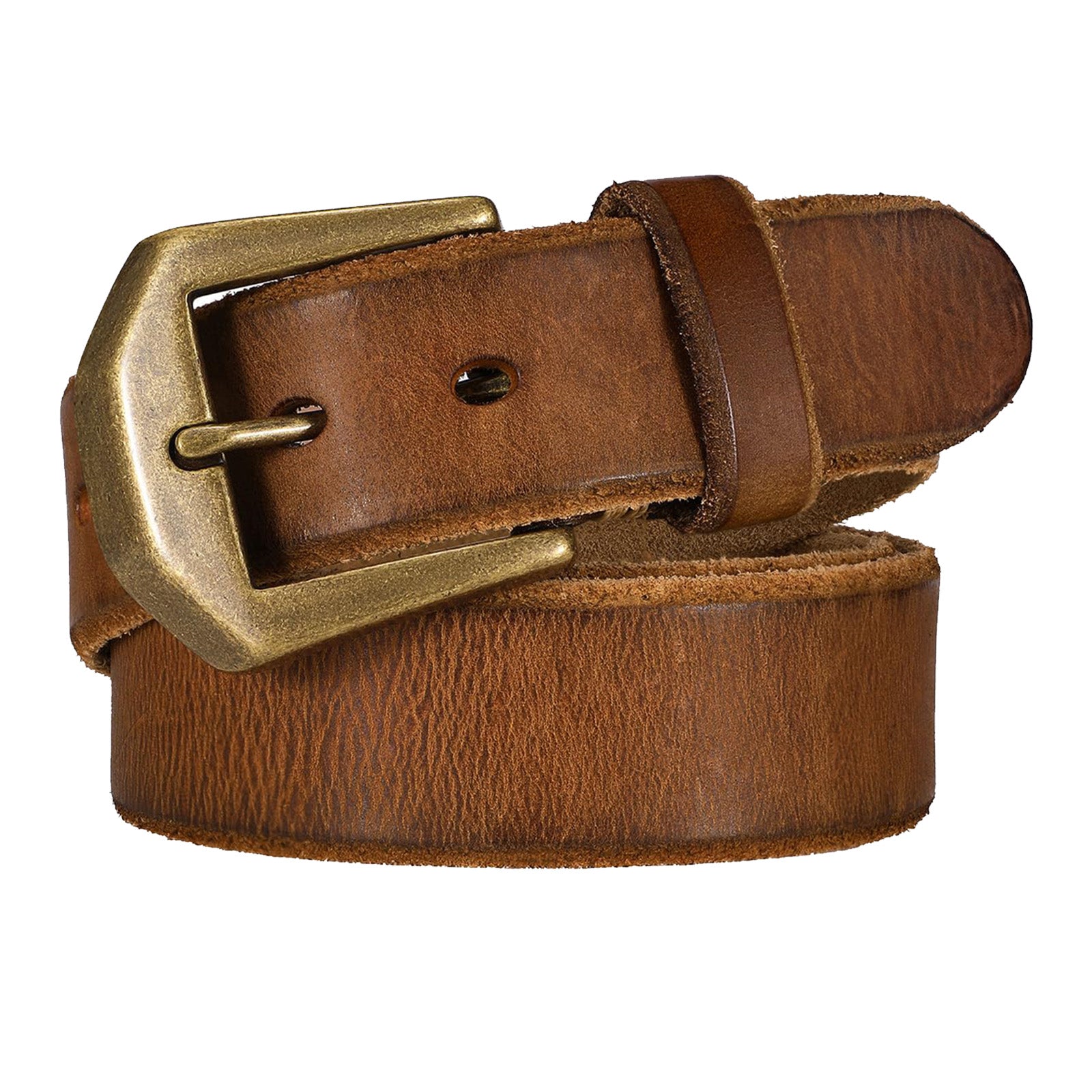 100% Full Grain Leather Belt for Men | 1.5" - JASGOOD OFFICIAL