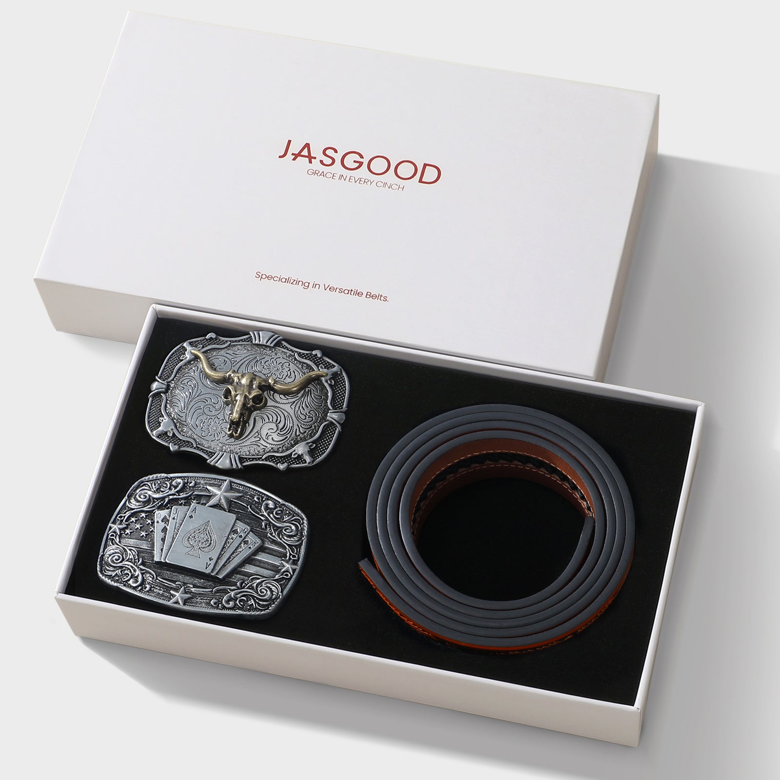 Handcraft Full Grain Sliding Western Belt Bundle