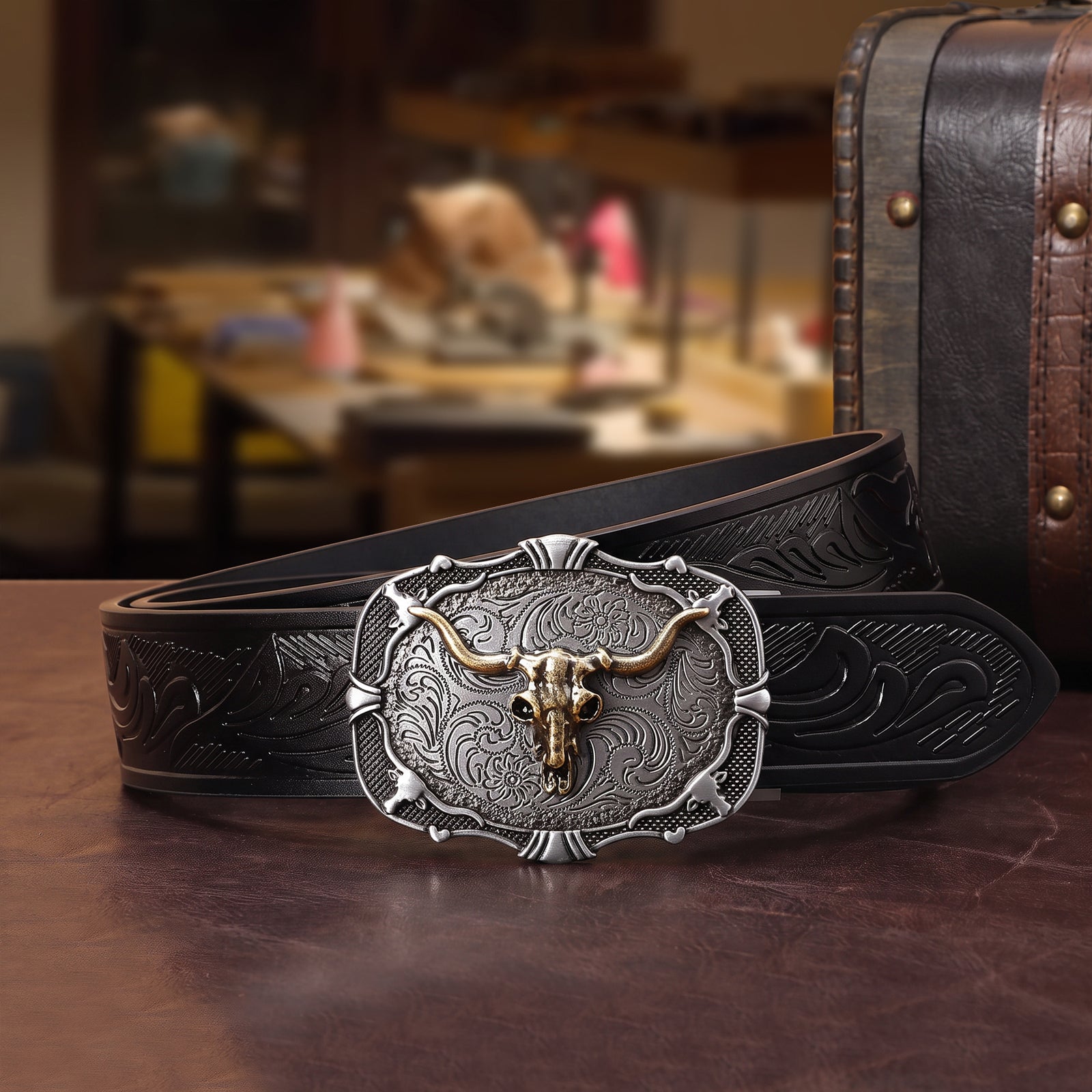 Handcraft Western Sliding Belt for Cowboy Cowgirl - JASGOOD OFFICIAL