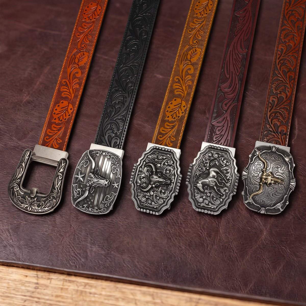 Handcraft Western Belt for Cowboy Cowgirl - JASGOOD OFFICIAL
