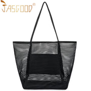 Women Mesh Beach Tote Shoulder Handbag Large Hobo Bags