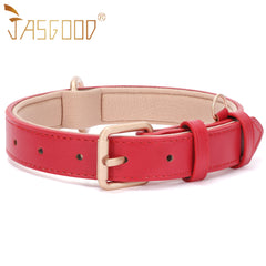 Adjustable Comfort Leather Colla Soft Pet Dog Collar