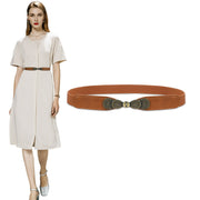 Skinny Elastic Waist Belt Stretch Cinch Belt Thin Belt