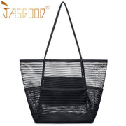 Women Mesh Beach Tote Shoulder Handbag Large Hobo Bags