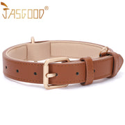 Adjustable Comfort Leather Colla Soft Pet Dog Collar
