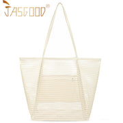 Women Mesh Beach Tote Shoulder Handbag Large Hobo Bags