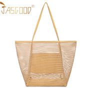 Women Mesh Beach Tote Shoulder Handbag Large Hobo Bags