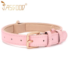 Adjustable Comfort Leather Colla Soft Pet Dog Collar