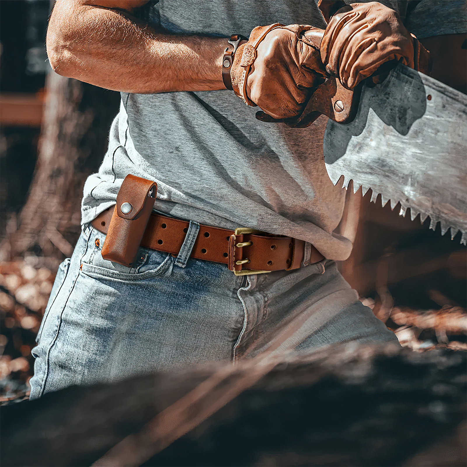 Full Grain Heavy Duty Work Leather Belt