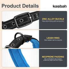 Comfortable Neoprene Padded Reflective Dog Pet Collar