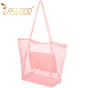 Women Mesh Beach Tote Shoulder Handbag Large Hobo Bags