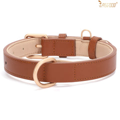 Adjustable Comfort Leather Colla Soft Pet Dog Collar