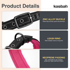 Comfortable Neoprene Padded Reflective Dog Pet Collar
