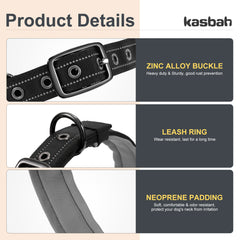 Comfortable Neoprene Padded Reflective Dog Pet Collar