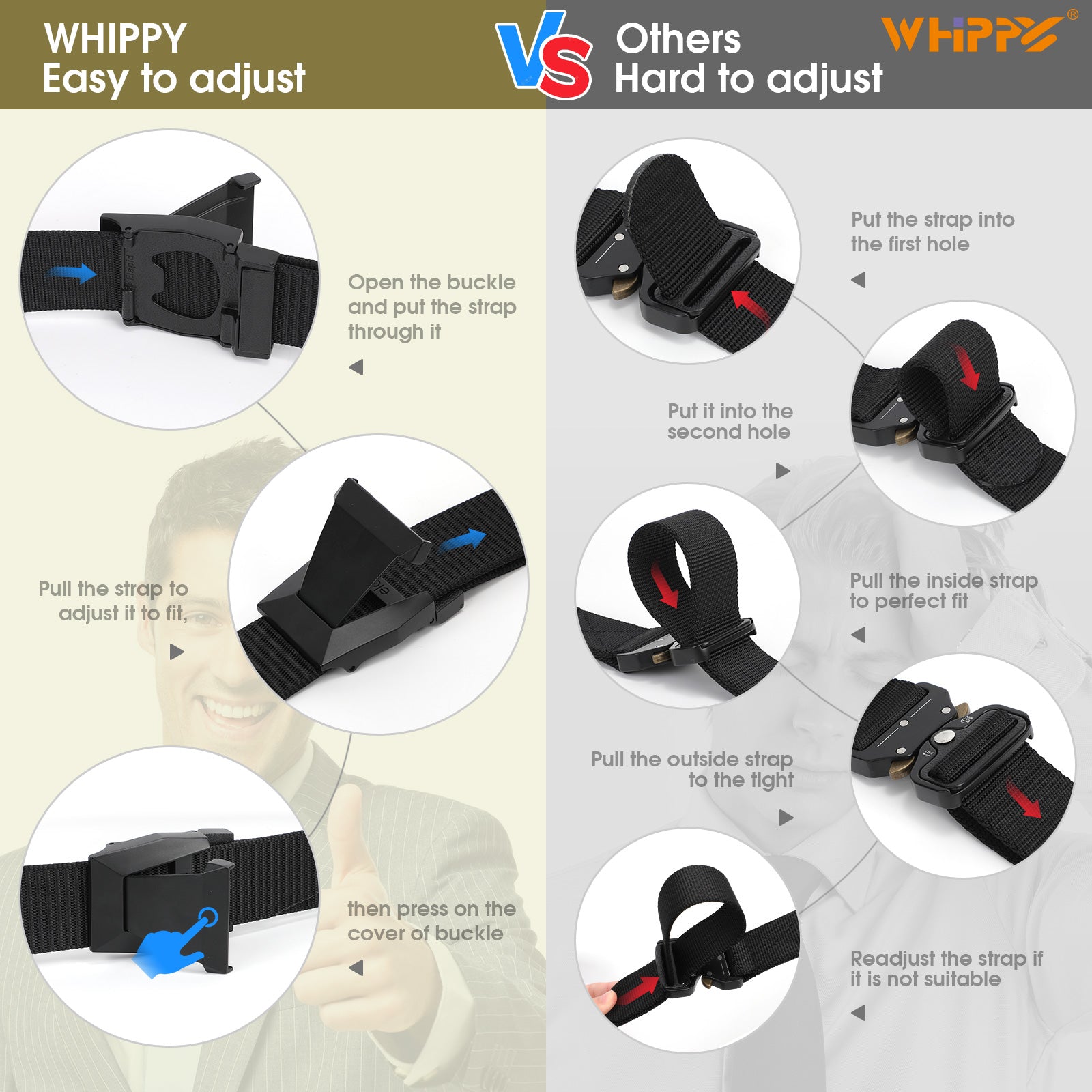 Nylon Military Tactical Belt Webbing Canvas Outdoor Web Belt - JASGOOD OFFICIAL