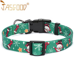 Soft Comfortable Puppy Red Green Christmas Pet Collars