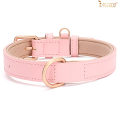 Adjustable Comfort Leather Colla Soft Pet Dog Collar