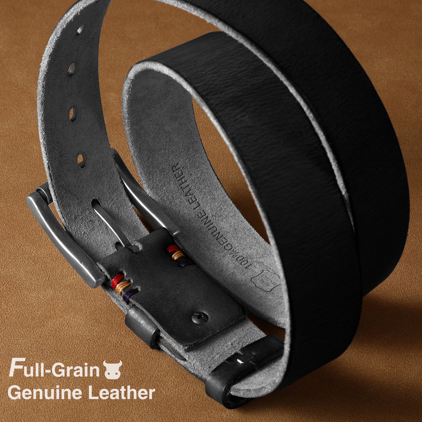 Men's Full Grain Cow Leather Belt