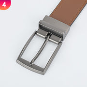 Men Women Comfortable Casual Leather Classic Reversible Belt