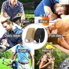 Mens Stretch Braided Web Belt Elastic For Casual Golf Jeans