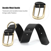Soft Comfort Leather Dog Collar With Strong Metal Buckle