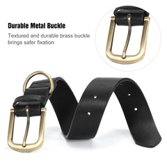 Soft Comfort Leather Dog Collar With Strong Metal Buckle