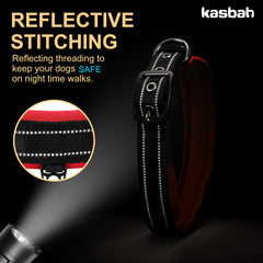 Comfortable Neoprene Padded Reflective Dog Pet Collar