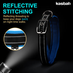 Comfortable Neoprene Padded Reflective Dog Pet Collar