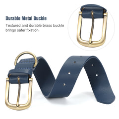 Soft Comfort Leather Dog Collar With Strong Metal Buckle