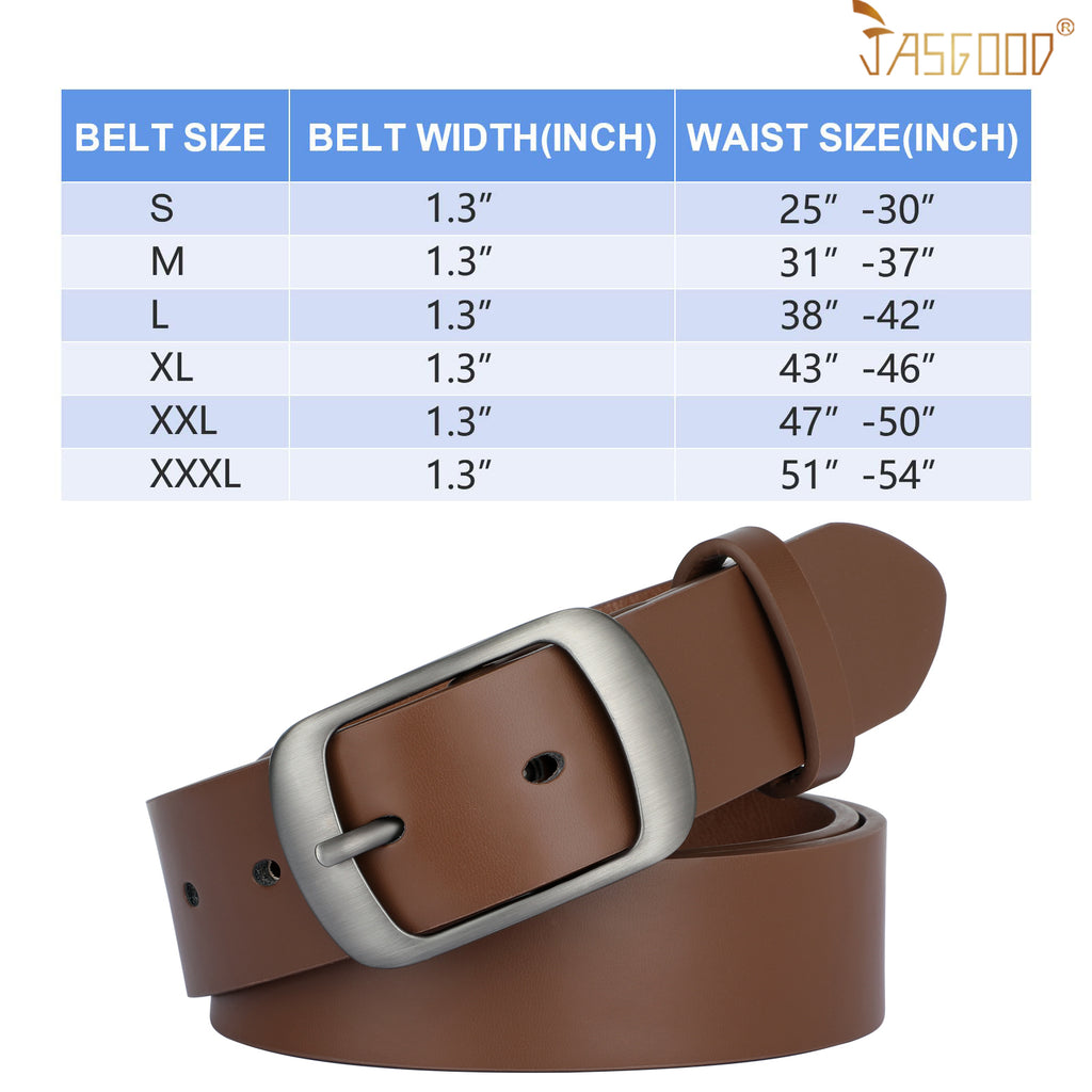 Women Fashion Leather Cowhide Waist Belt For Jeans Pants