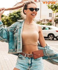Slim Fashion Fanny Pack Phone Holder Money Belt For Women