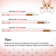 Cute Flower Dog Collars For Girl Female Small Medium Large