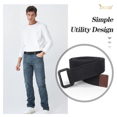 Mens Stretch Braided Web Belt Elastic For Casual Golf Jeans