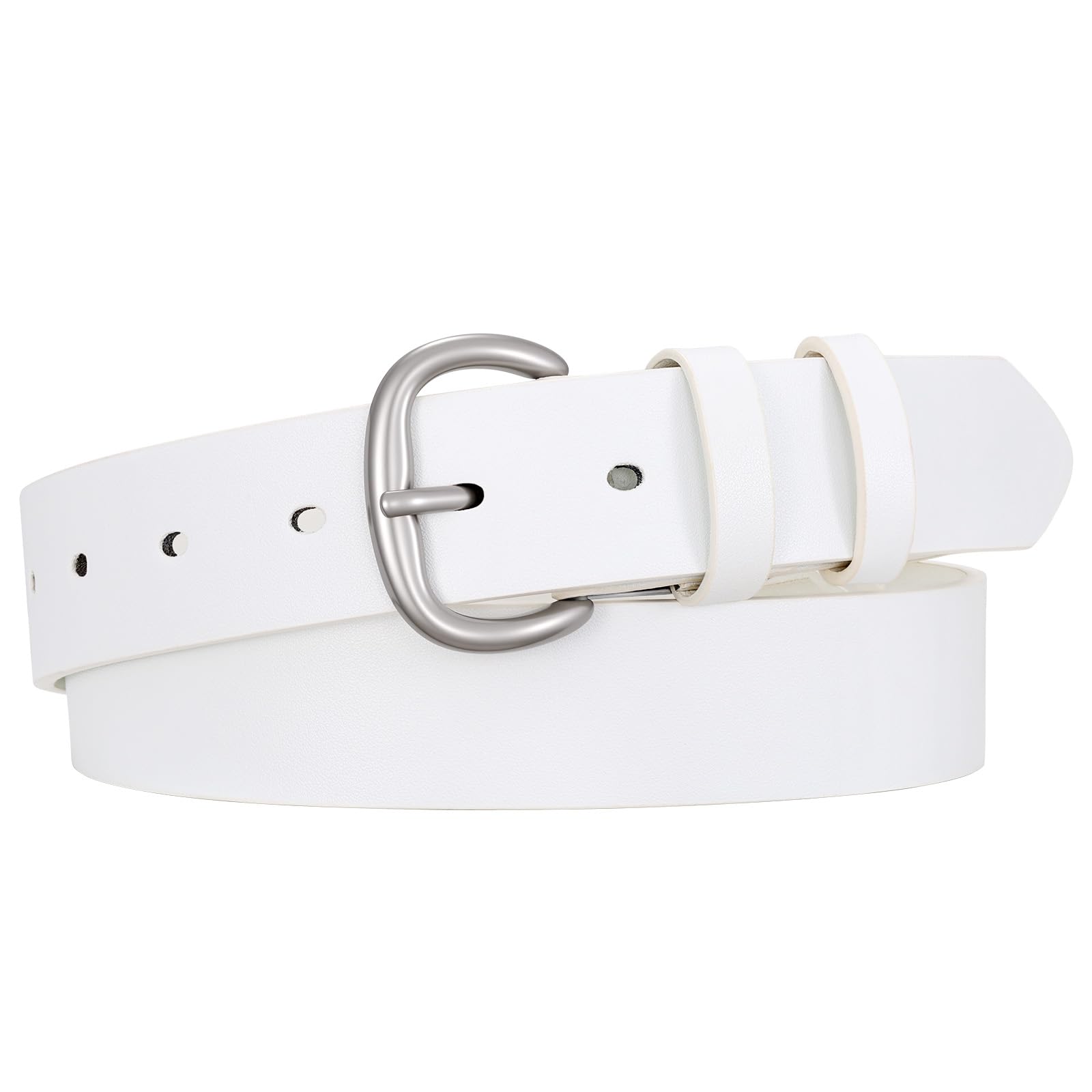 JASGOOD Women Leather Belt for Jeans Pants Gold Buckle Lady Casual Dress Waist Belt - JASGOOD OFFICIAL