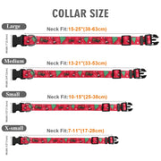 Soft Comfortable Puppy Red Green Christmas Pet Collars