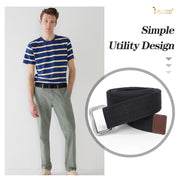 Mens Stretch Braided Web Belt Elastic For Casual Golf Jeans