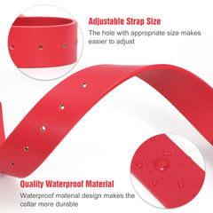 Soft Comfort Leather Dog Collar With Strong Metal Buckle