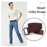 Mens Stretch Braided Web Belt Elastic For Casual Golf Jeans