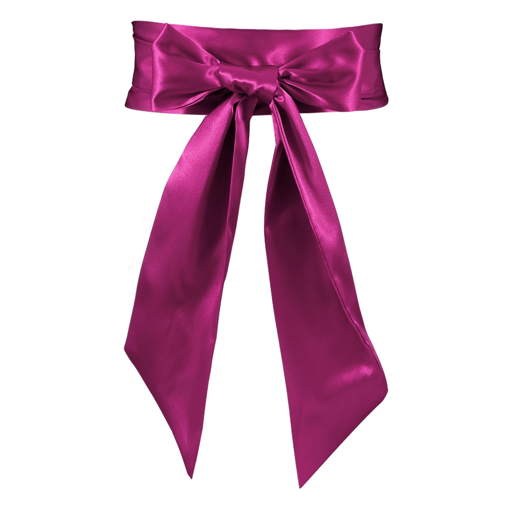 JASGOOD Women Sash Belt for Dress Long Satin Waist Belt for Wedding Party Special Occasion 3.7" Width