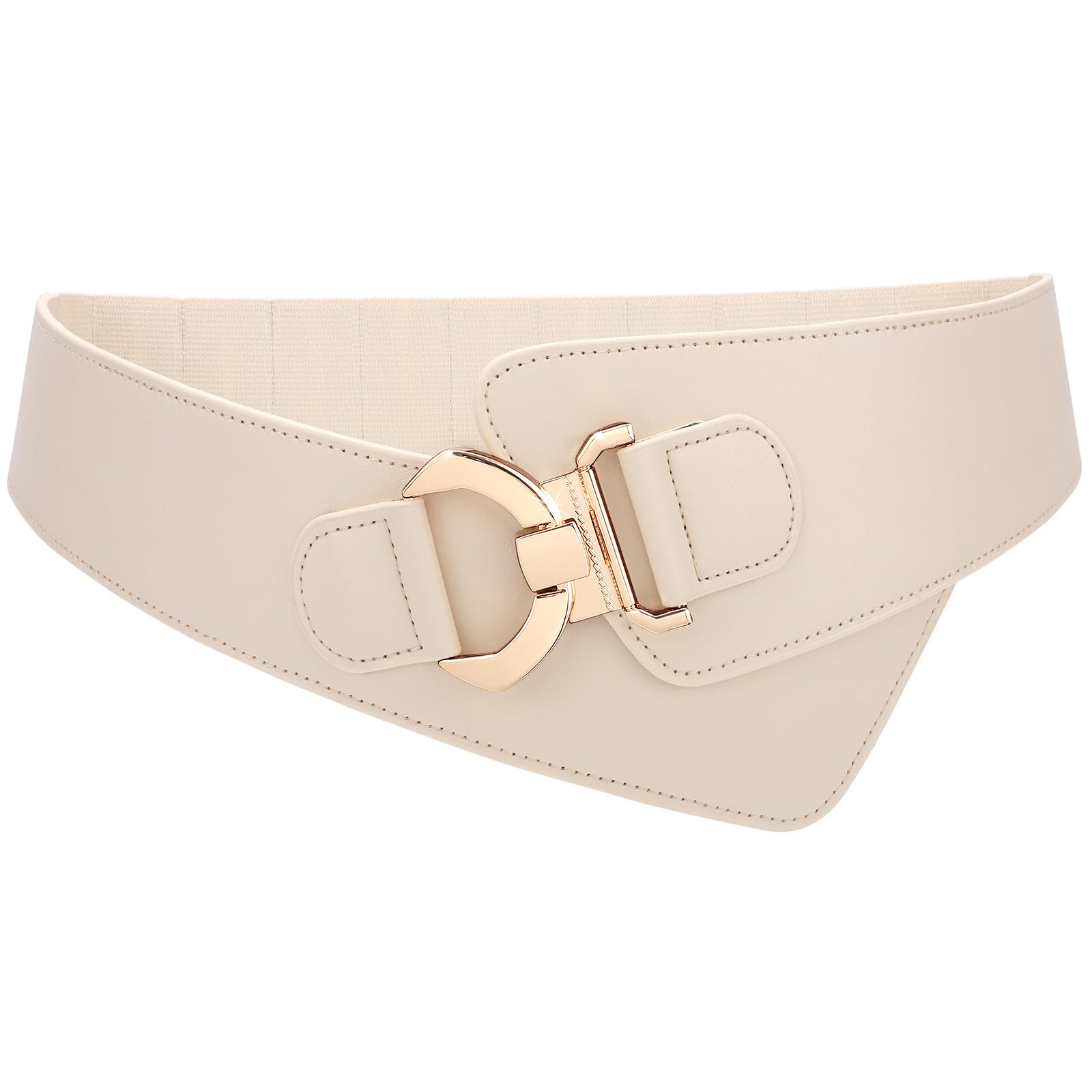 JASGOOD Wide Elastic Stretch Waist Belt Women's Adjustable Fashion Dress Belt - JASGOOD OFFICIAL