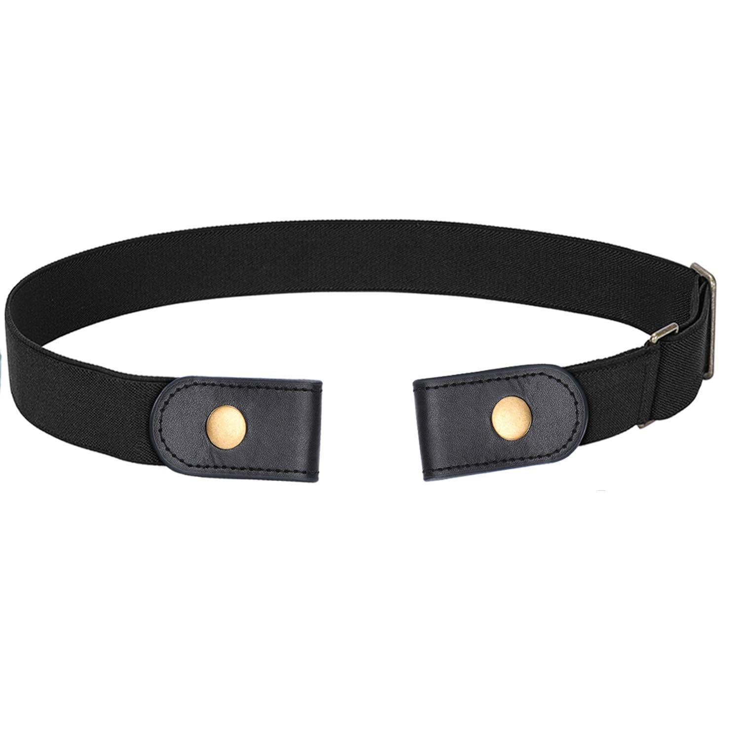 WERFORU No Buckle Stretch Belt for Women and Men Elastic Waist Belt up to 72 Inches for Jeans Pants - JASGOOD OFFICIAL