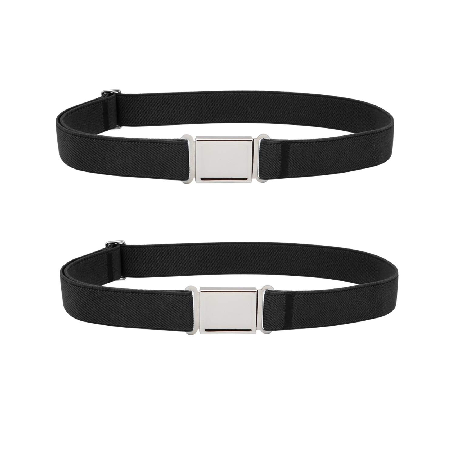 JASGOOD Kids Adjustable Magnetic Belt Boys Girls Elastic Belt with Easy Magnetic Buckle for Back to School Girls
