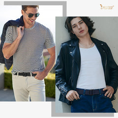 Mens Stretch Braided Web Belt Elastic For Casual Golf Jeans