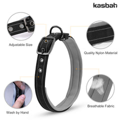 Comfortable Neoprene Padded Reflective Dog Pet Collar