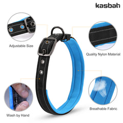 Comfortable Neoprene Padded Reflective Dog Pet Collar